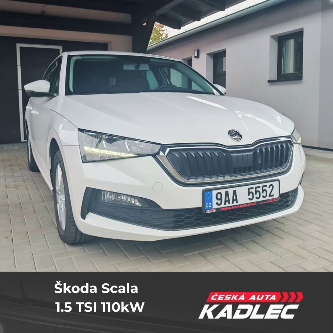Škoda Scala, 1.5 TSI 110kW, výhřev,ČR původ
